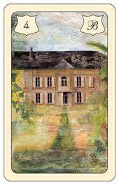 Lenormand Karte 4: Haus – Brittas Wahrsagekarten