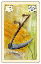 Lenormand Karte 10: Sense
