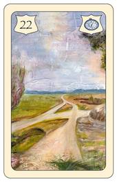 Lenormand Karte 22: Wege – Brittas Wahrsagekarten