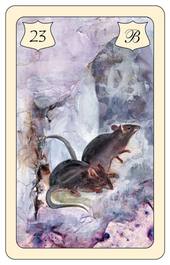 Lenormand Karte 23: Ratte – Brittas Wahrsagekarten