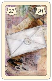 Lenormand Karte 27: Brief – Brittas Wahrsagekarten