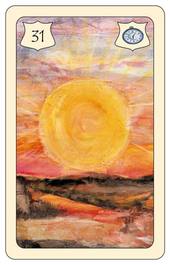 Lenormand Karte 31: Sonne – Brittas Wahrsagekarten