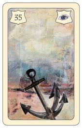 Lenormand Karte 35: Anker – Brittas Wahrsagekarten