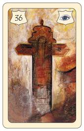 Lenormand Karte 36: Kreuz